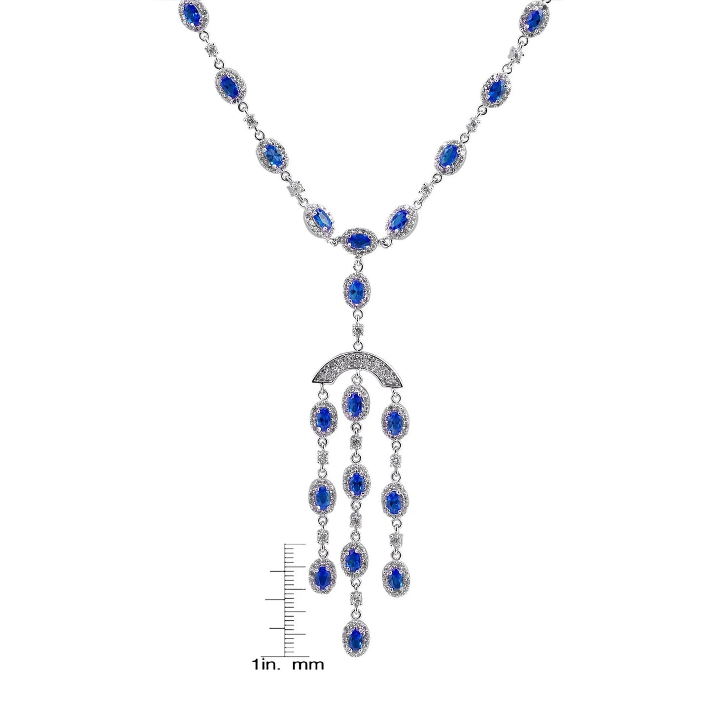 Collette Z Sterling Silver Purple Cubic Zirconia Dream Catcher Necklace