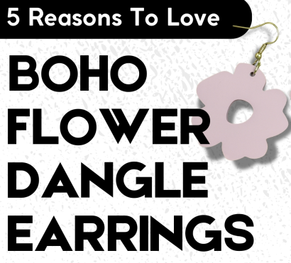 Boho Flower Dangle Earrings