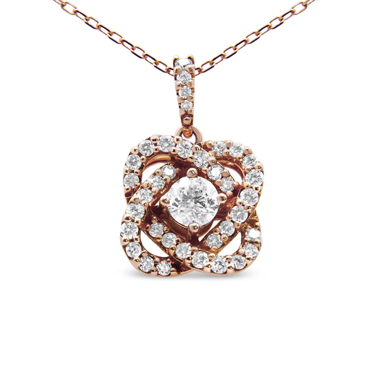 A bride wearing a sparkling diamond necklace with an elegant gown