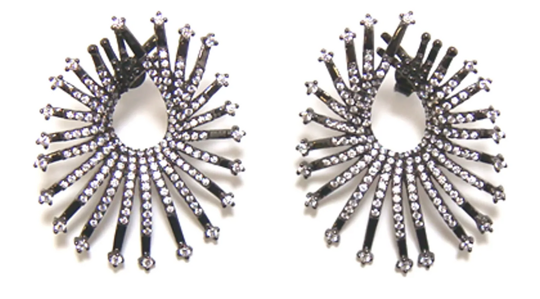 diamond cuff earrings