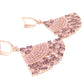 Multi Shape Dazzling Simulated Dangle Earrings, 925 Sterling Silver