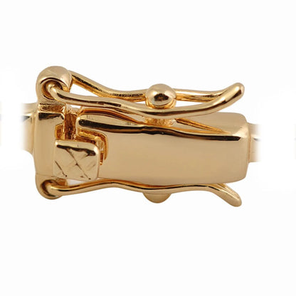 Collette Z Gold Plated and Cubic Zirconia Petal Bracelet